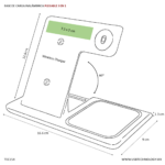 ESTACION DE CARGA INALAMBRICA CLASSIC (TEC154-U) NEGRO - Image 10