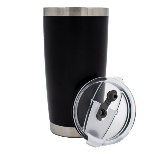 VASO DE ACERO INOXIDABLE CLASSIC 600ML (TEC171-U) NEGRO - Imagen 2