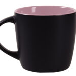 TAZA BICOLOR MATE 11 OZ LUCIANA TL099 ROSA (CERÁMICA / ATL099.05 /  ARTICULOS PROMOCIONALES)
