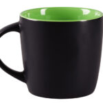 TAZA BICOLOR MATE 11 OZ LUCIANA TL099 VERDE CLARO (CERÁMICA / A160102 /  ARTICULOS PROMOCIONALES)