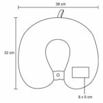 ALMOHADA REST GRIS (TL 020 - POLIÉSTER/MEMORY FOAM) - Image 2