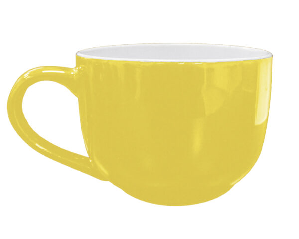 TAZA MINI JUMBO 18OZ. TL201 AMARILLO (Cartón)