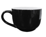 TAZA MINI JUMBO 18OZ. TL201 NEGRO (CERÁMICA / TL201.02 /  ARTICULOS PROMOCIONALES)