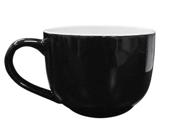 TAZA MINI JUMBO 18OZ. TL201 NEGRO (Cerámica)