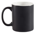TARRO 11OZ. BICOLOR MATE 11 OZ ALASKA TL7110 NEGRO (CERÁMICA / A040167 /  ARTICULOS PROMOCIONALES)