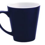 TAZA CONICA BICOLOR MATE 11 OZ TL9749 COBALTO (CERÁMICA / A040186 /  ARTICULOS PROMOCIONALES)