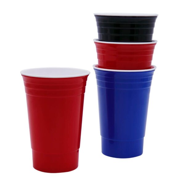 VASO CERVECERO ROJO TMPS 119 R (PLÁSTICO) - Imagen 2