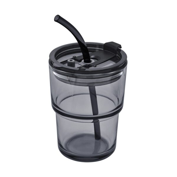 VASO MOKA NEGRO TMPS 133 N (VIDRIO / PLÁSTICO)