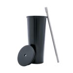 TERMO METÁLICO CON POPOTE NEGRO TMPS 149 N (ACERO INOXIDABLE / PLÁSTICO / SILICÓN) - Image 3