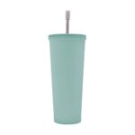 TERMO METÁLICO CON POPOTE VERDE PASTEL TMPS 149 VP (ACERO INOXIDABLE / PLÁSTICO / SILICÓN) - Image 2