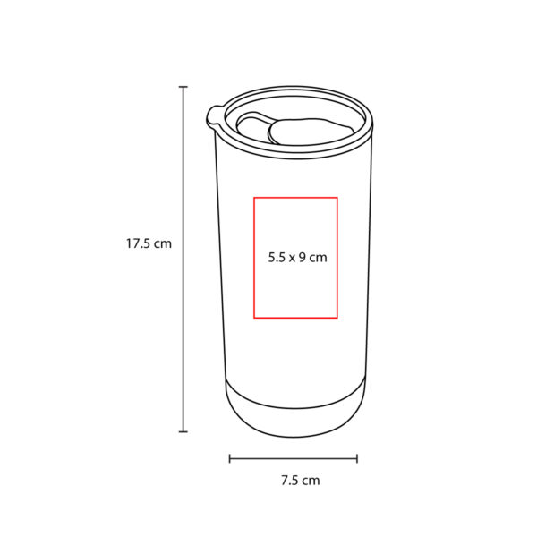 TERMO LAURENT NEGRO TMPS 154 N (ACERO INOXIDABLE / PLÁSTICO / CORCHO) - Imagen 3