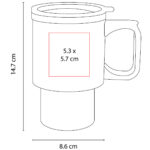 TERMO TRAVEL MUG PLATA TMPS 16 (ACERO INOXIDABLE / PLÁSTICO) - Image 4