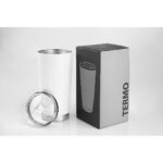TERMO DE CERÁMICA BOOTLE BLANCO BLANCO TMPS 161 B (ACERO INOXIDABLE / PLÁSTICO) - Image 3