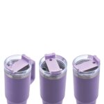 TERMO CON ASA Y POPOTE MORADO TMPS 164 M (ACERO INOXIDABLE / PLÁSTICO) - TERMO STANLEY SIMILAR - Image 3