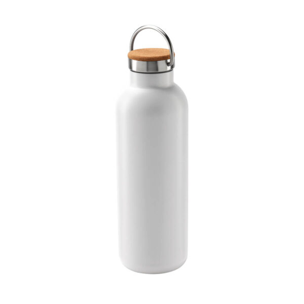 TERMO RAMBLER BLANCO TMPS 179 B (ACERO INOXIDABLE / CORCHO)