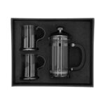 SET CAFETERO AJACCIO GRIS TMPS 190 G (VIDRIO / ACERO INOXIDABLE / PLÁSTICO) - Image 6