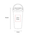 TERMO PARA SUBLIMAR HUSEY BLANCO TMPS 210 B (ACERO INOXIDABLE / PLÁSTICO) - Image 4