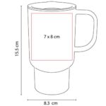 TERMO PARA SUBLIMAR ONEGA BLANCO TMPS 56 B (ACERO INOXIDABLE / PLÁSTICO) - Image 3