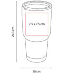 TERMO YANGRA ROJO TMPS 62 R (ACERO INOXIDABLE / PLÁSTICO) - Image 2