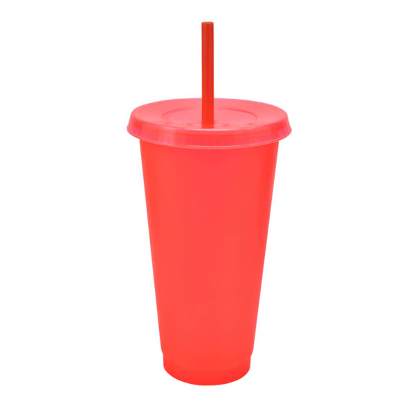 VASO JAS NARANJA NEON TMPS 744 ON (PLÁSTICO)