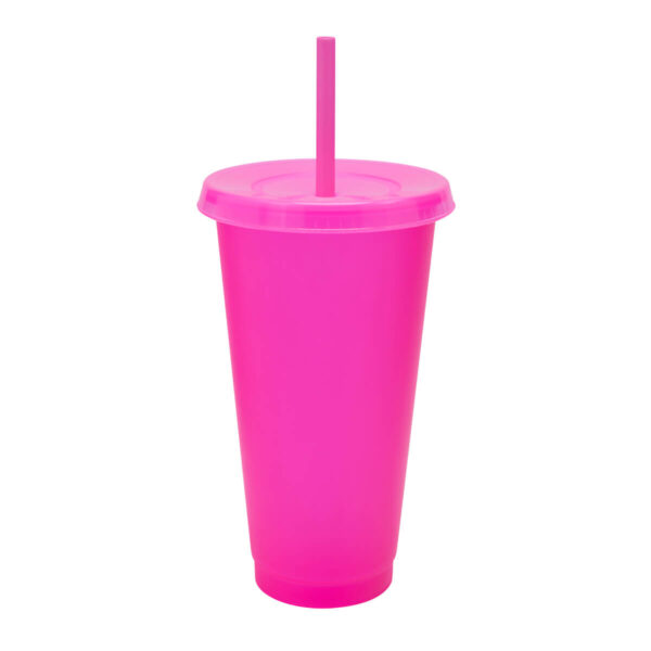 VASO JAS ROSA NEON TMPS 744 PN (PLÁSTICO)