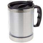 TARRO TERMICO DE 420ML. LUXOR TT5014 TRANSPARENTE (EXTERIOR: PLÁSTICO / INTERIOR: ACERO INOXIDABLE / A040193 /  ARTICULOS PROMOCIONALES)