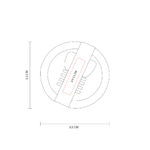 USB MAGNET HOLDER 16 GB OXFORD AZUL USB 230 OX (METAL) - Image 2