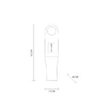 USB DEART 16 GB BEIGE USB 332 BE (MADERA / METAL) - Image 4