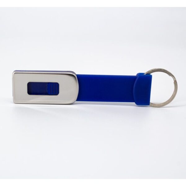 MEMORIA USB LLAVERO SLIM 4GB (USB018-U) AZUL