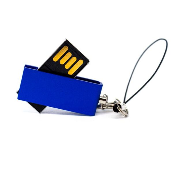 MEMORIA USB SLIM TWIST 4GB (USB039-U) AZUL