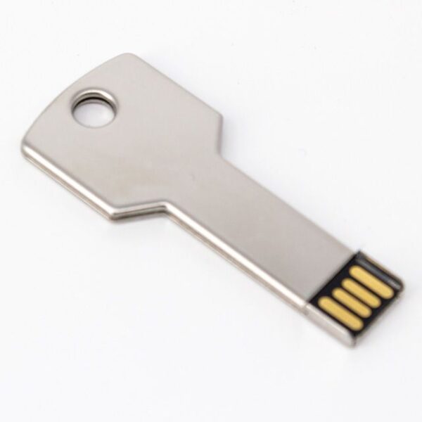 MEMORIA USB LLAVE TRADICIONAL 4GB (USB040-U) PLATA