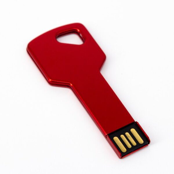 MEMORIA USB LLAVE CUADRA 8GB (USB046-U) ROJO