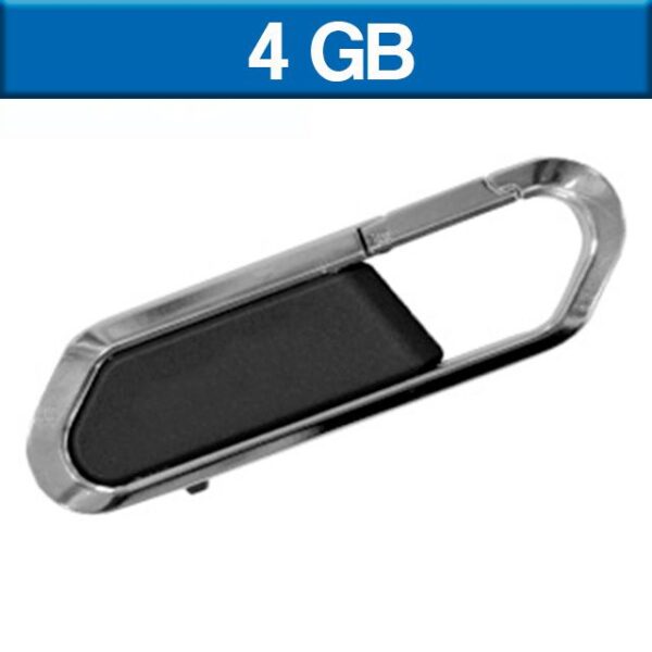 MEMORIA USB HOOK 4GB (USB057-U) NEGRO