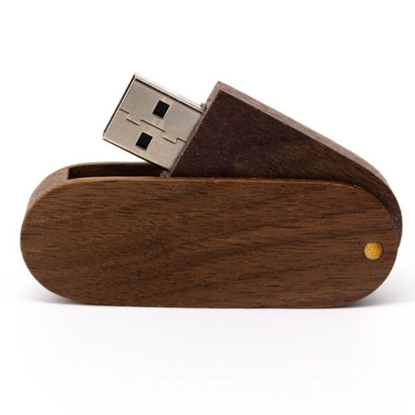 MEMORIA USB FOREST 4GB (USB068-U) CAFÉ