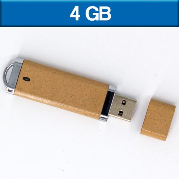 MEMORIA USB LUXURY ECO 4GB (USB081-NT-U) NATURAL