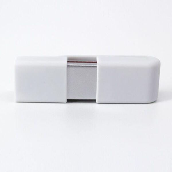 MEMORIA USB CLIPPER 4GB (USB084-U) BLANCO