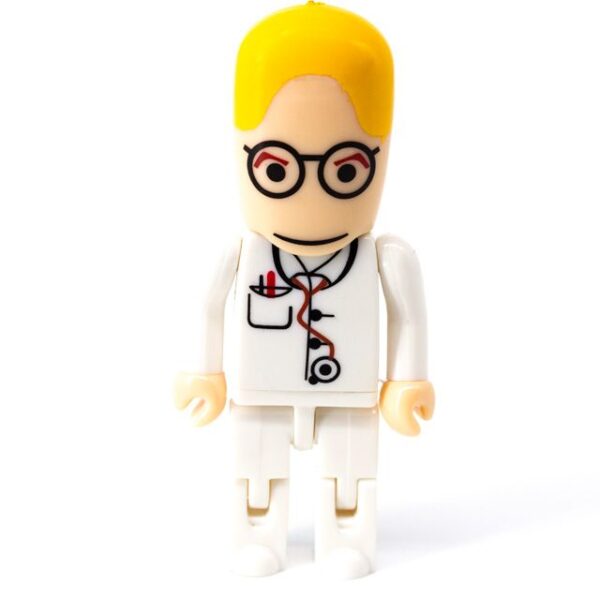 MEMORIA USB DOCTOR 4GB (USB085-U) BLANCO - Imagen 2