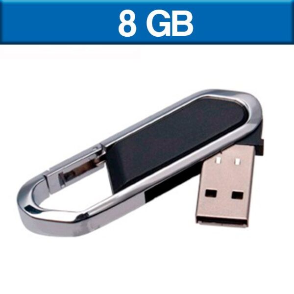 MEMORIA USB HOOK 8GB (USB110-U) NEGRO