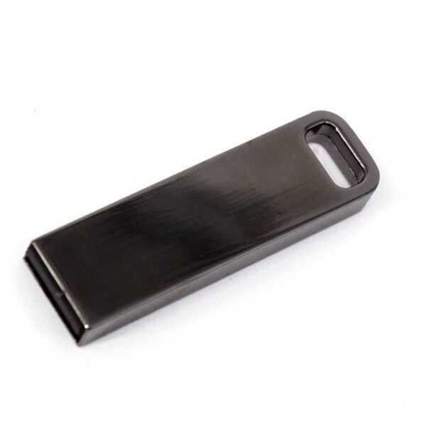 MEMORIA USB MILAN 8GB (USB126-U) CROMO NEGRO