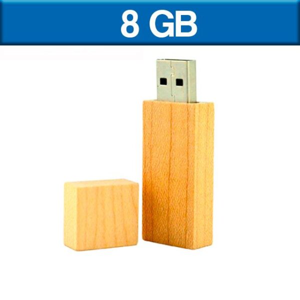 MEMORIA USB MAPLE 8GB (USB206-NT-U) NATURAL