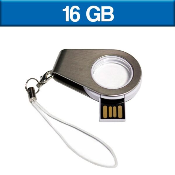 MEMORIA USB HALO 16GB (USB207-U) BLANCO