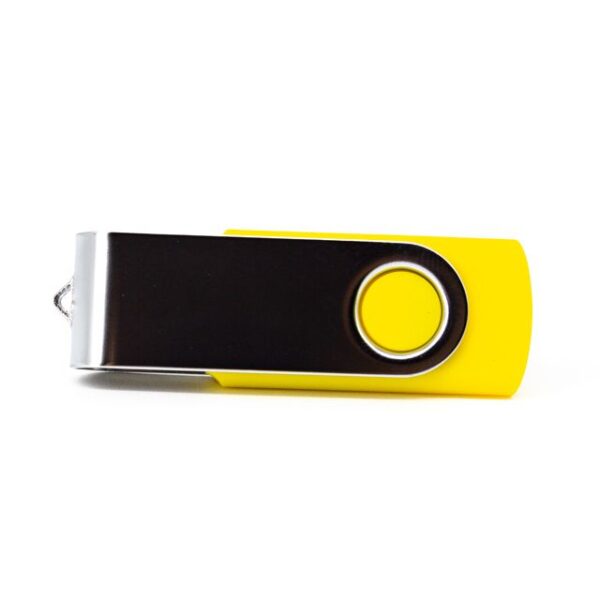 USB LONDON GIRATORIA 32GB (USB300-U) AMARILLO