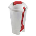 VASO PARA ENSALADA ANTARA VEP4302 ROJO (PLÁSTICO / A040274 /  ARTICULOS PROMOCIONALES)