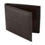 CARTERA IMERETI CAFE W 650 C (PIEL CORTE VACUNO / FORRO TEXTIL)