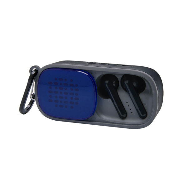 BOCINA CON EARBUDS AZUL Z 1260 A (PLÁSTICO)