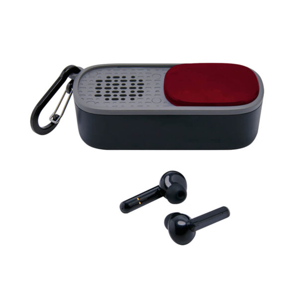 BOCINA CON EARBUDS ROJO Z 1260 R (PLÁSTICO) - Imagen 2