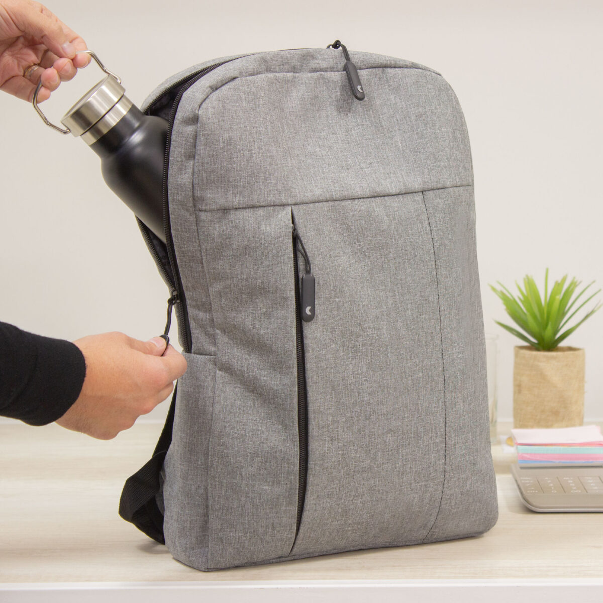 MOCHILA "CITY" (K6 GRIS CLARO) - Image 5