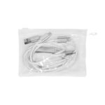 CABLE CON ADAPTADORES "MADISON" (EC736 BLANCO) - Image 5