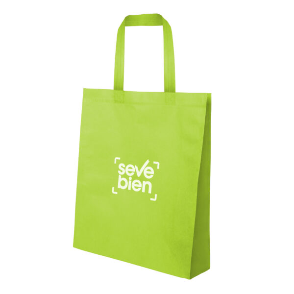 BOLSA ECOLOGICA TOTE II VERDE MANZANA (C565) - Imagen 3