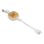 CABLE RETRÁCTIL DE CARGA "CONNY" (EC762 BLANCO) - Image 2